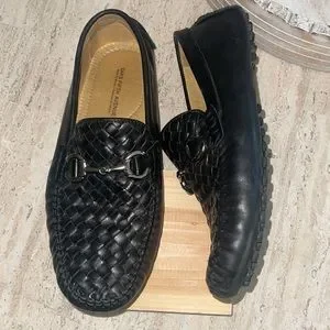 Saks Fifth Avenue Men’s Dk Navy Leather Driving Loafers - US 12 - Made in Brazil Bally Pilot Pavlos Leather Driving Loafers | Saks Fifth Avenue main image 3